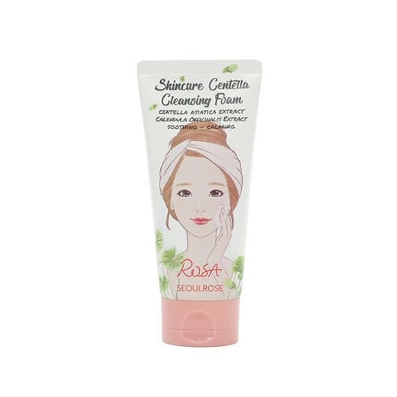 Sữa Rửa Mặt Rosa Seoulrose Skincure Centella Cleansing Foam 120ml giá rẻ