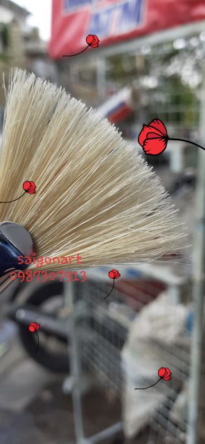 [HCM]CỌ VỜN CỌ QUẠT LÔNG LỢN 9 CỌ LẺ