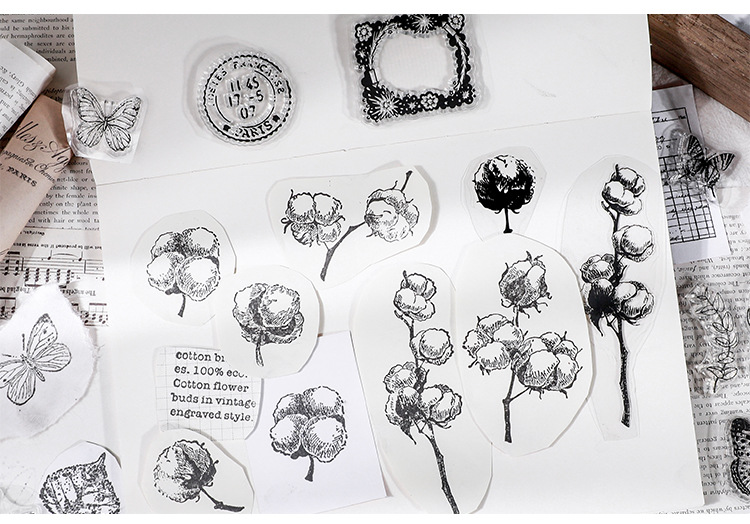 Con Dấu Clear Stamp Trong Suốt Làm Bullet Journal