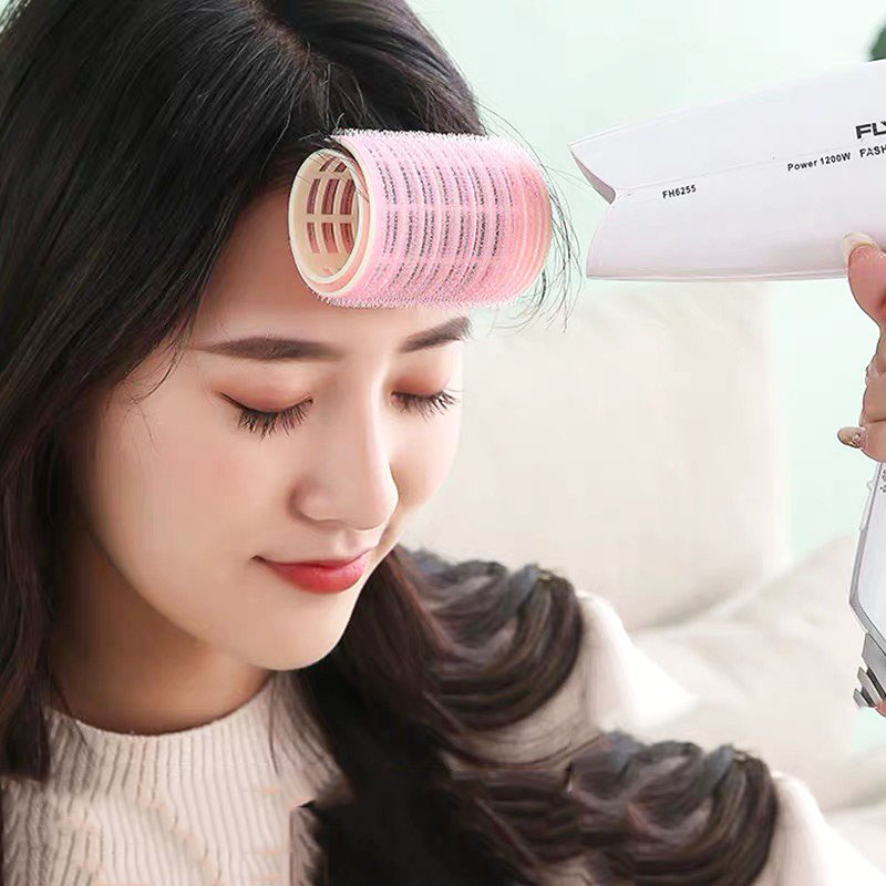 Set 2 Lô Cuốn Tóc 2 Lớp Tự Dính Hàn Quốc