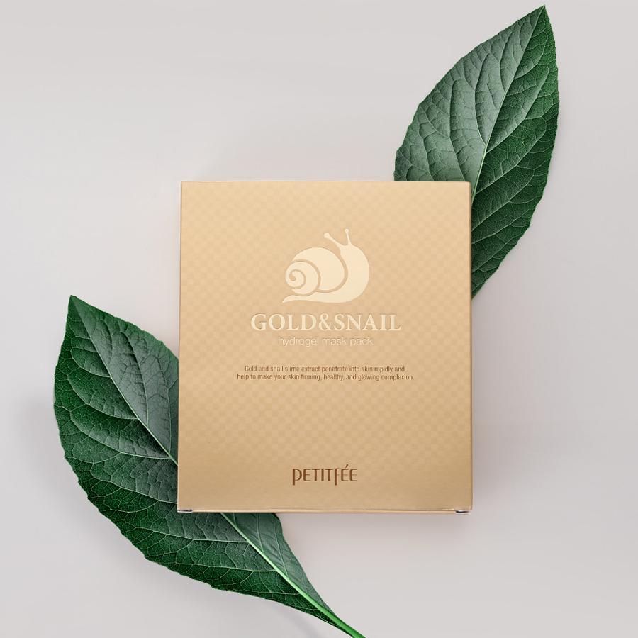 Mặt nạ mặt PETITFEE Gold & Snail - tinh chất ốc sên & vàng (date 15/9/2025)