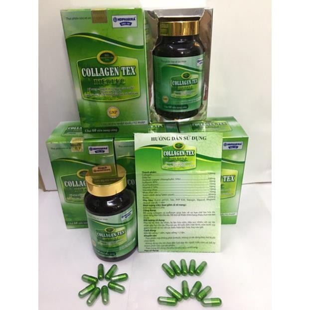 Collagen Tex Diệp lục Đẹp da sáng da chống lão hoá da hiệu quả