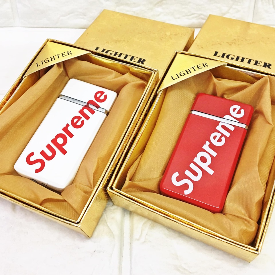 (SỐ LƯỢNG CÓ HẠN) BẬT LỬA SUPREME 2 LỬA (LỬA NGỌN VÀ LỬA HỎA TIỄN) (CÓ HỘP)