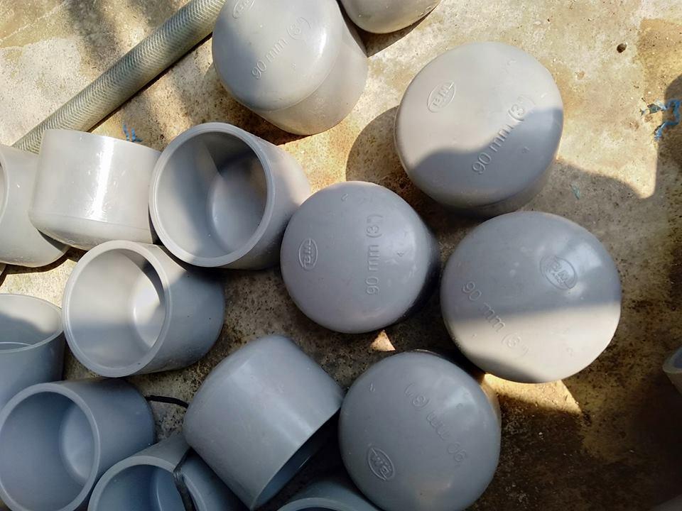 Nắp bịt PVC phi 90( 3" ) Bình minh