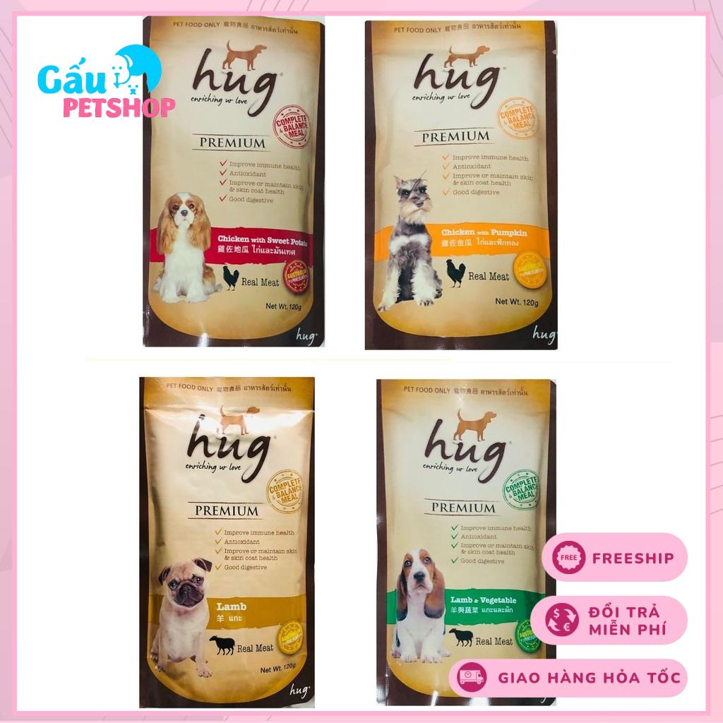 Pate dinh dưỡng cho chó HUG gói 120g