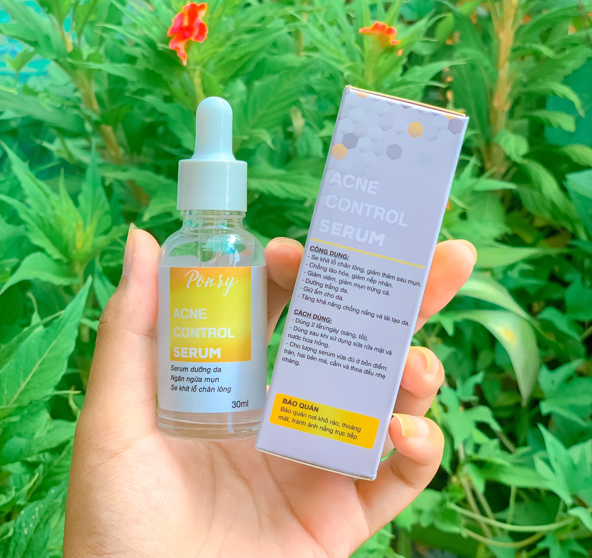 Serum Ponry dưỡng ẩm, phục hồi da mẫu mới 30ml (Chính hãng kèm quà tặng)