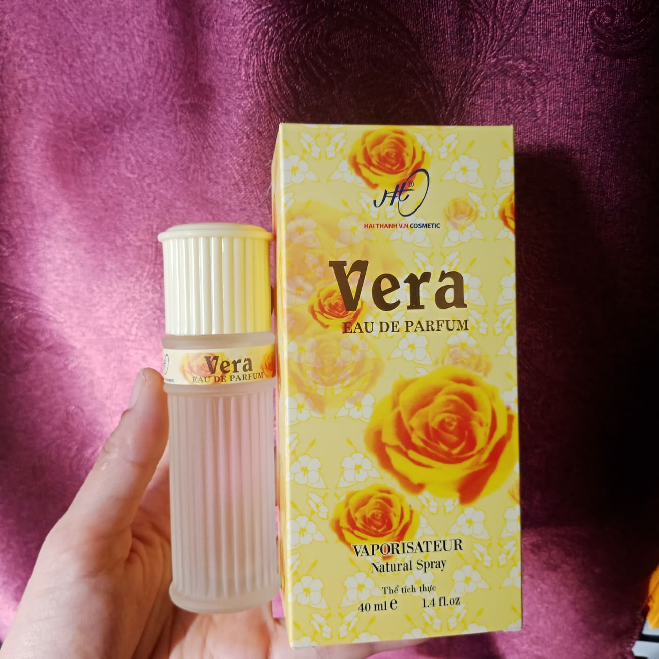 Nước hoa vera hương hoa hồng lưu hương lâu