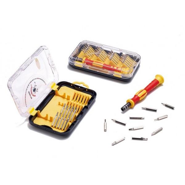 (HCM) Bộ tua vít đa năng 19 đầu kèm hộp đựng tiện dụng Chuyên Dụng Sửa Chữa Điện Thoại - Máy Tính - Đồng Hồ (Thép Cao Cấp)