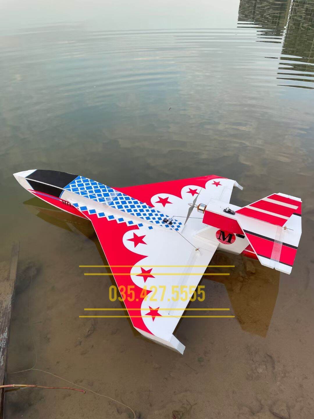 Kit thủy phi cơ xôp mmp sải 74cm đã sơn