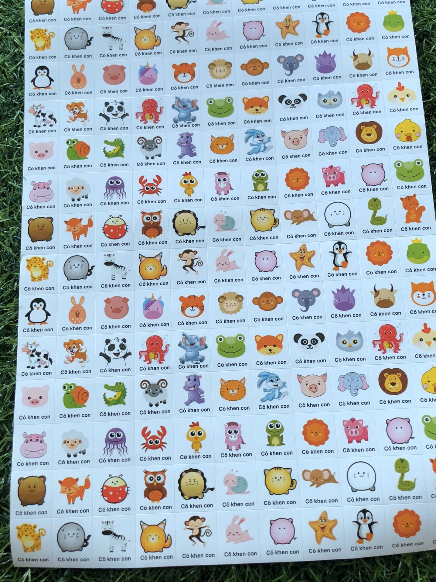 Sticker khen thưởng học sinh