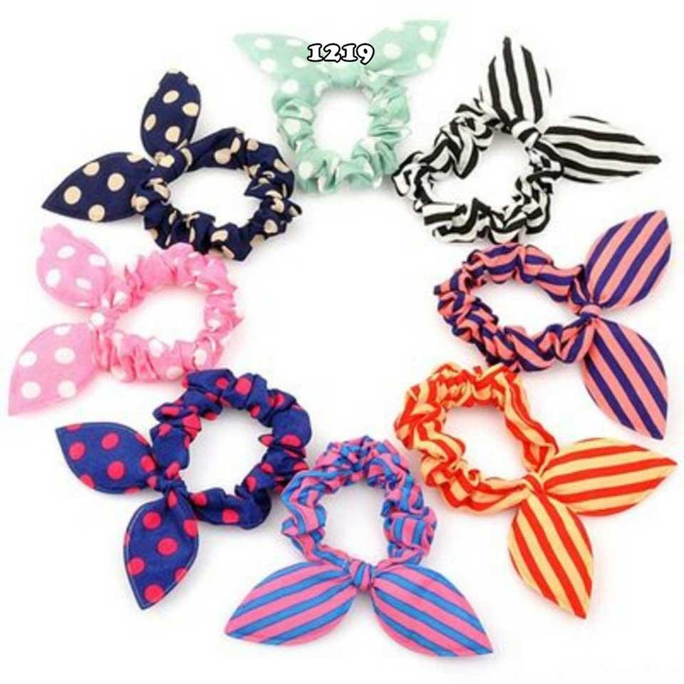 Dây Cột Tóc Tròn Kết Tai Thỏ Dễ Thương Ah1219