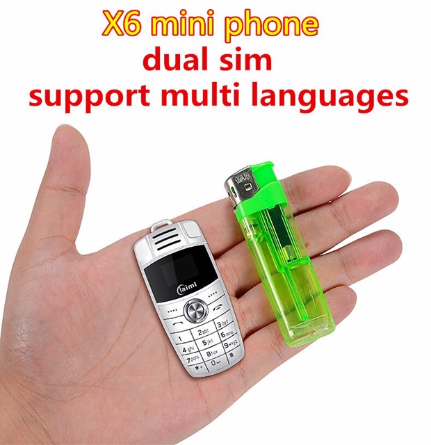 Điện thoại mini x6 hình khóa ô tô độc lạ