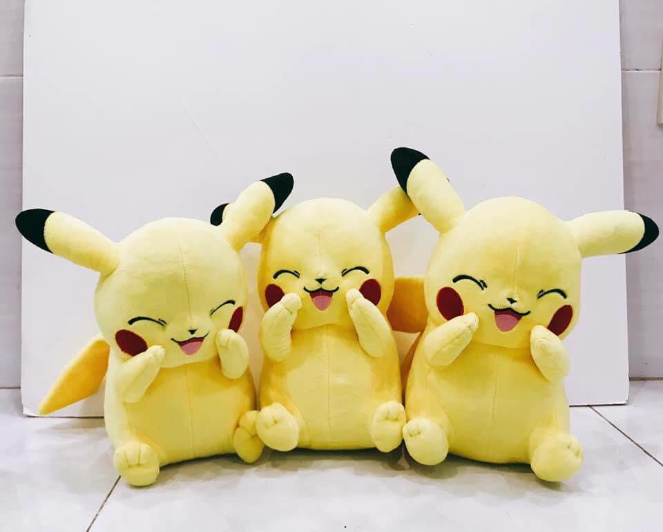 [HCM]Thú bông Pokemon - Pikachu dáng ngồi