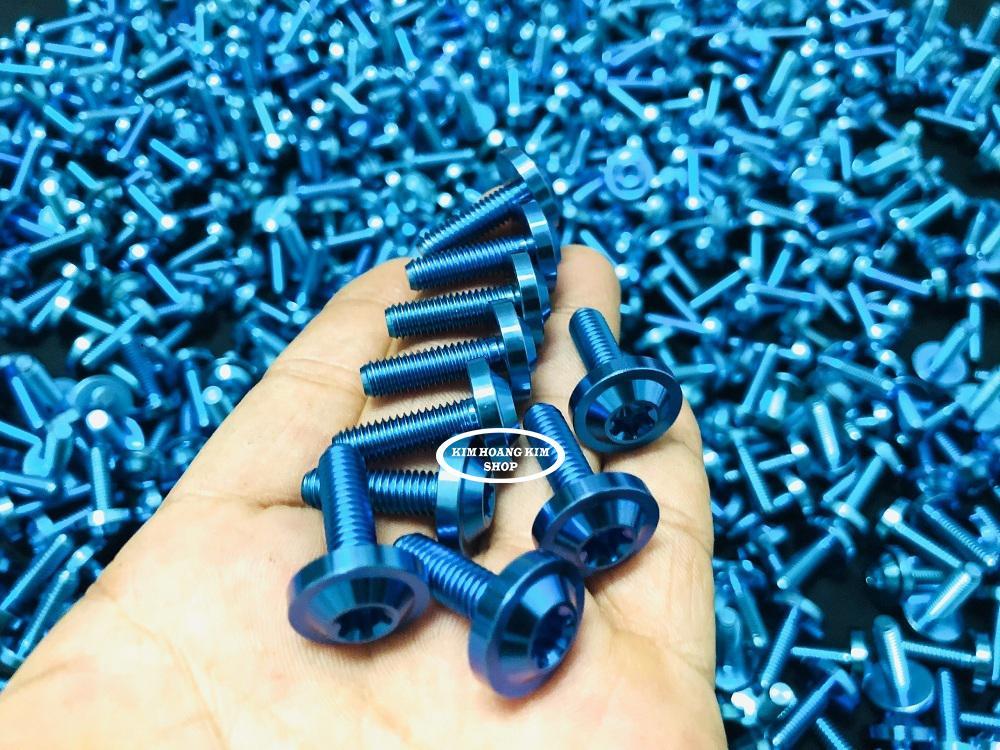 Ốc Titan GR5 Đầu Dù 6li2 Xanh Lục Bảo (Titan 100% )