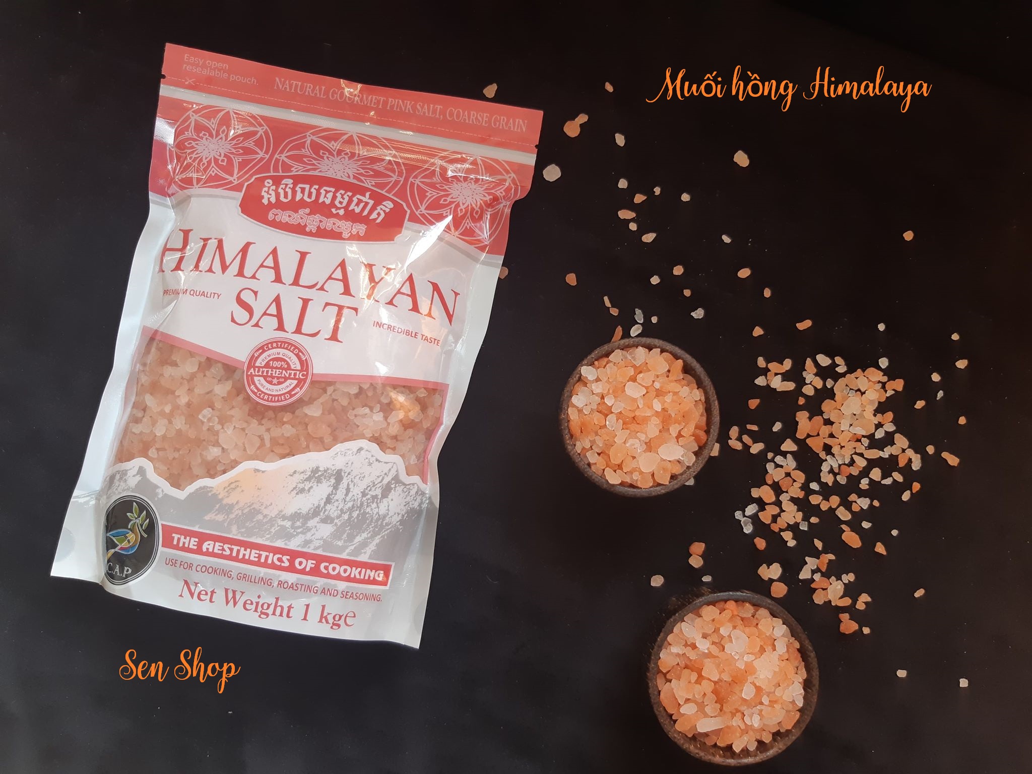 MUỐI HỒNG HIMALAYA RURAL SUPPORT - GÓI 1KG