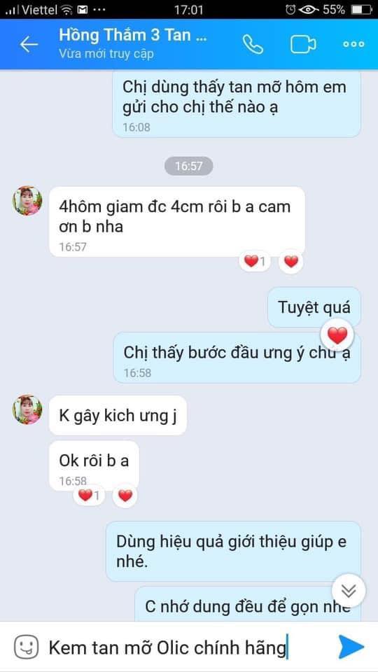 (Combo 1 kem tan mỡ 1 đai)KEm tan mỡ quế OLIC