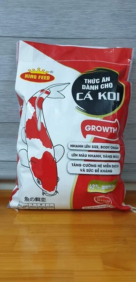 Cám cá Koi tăng trưởng King Feed-42%đạm (5kg)