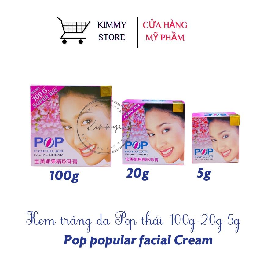 [HCM]Lẻ hộp 5g kem pop hàng thường