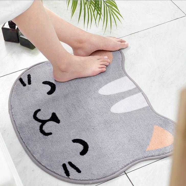 [HCM]Thảm Cotton lau chân Mèo Nhật PA9214