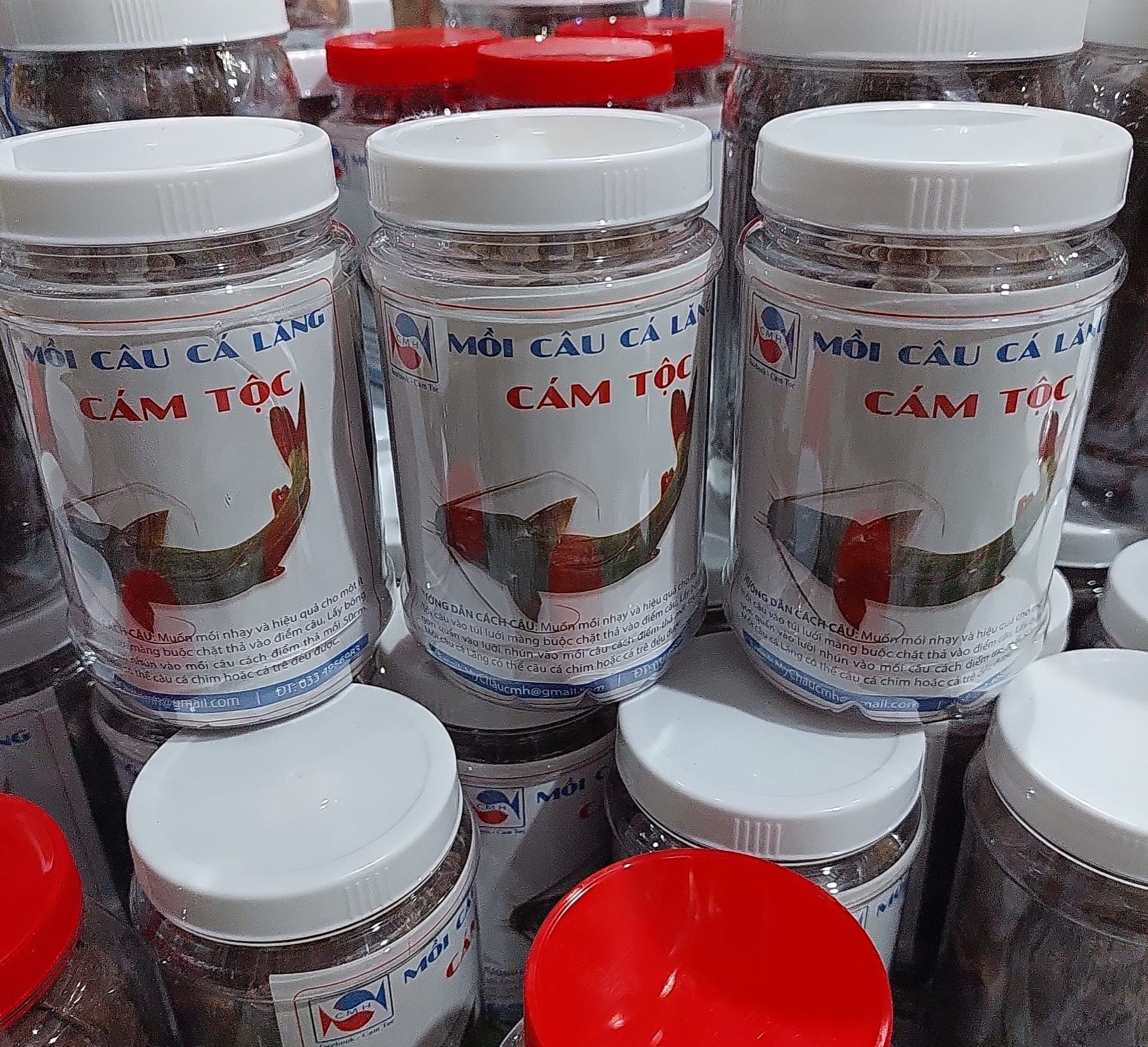 Mồi câu cá lăng - basa, vồ đém, trê, chim, bông lau 400g