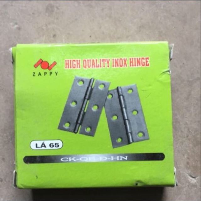 Bản Lề Lá Inox Số 65 ( Giá Cả Hộp 20C ) 2Cm/5.6Cm