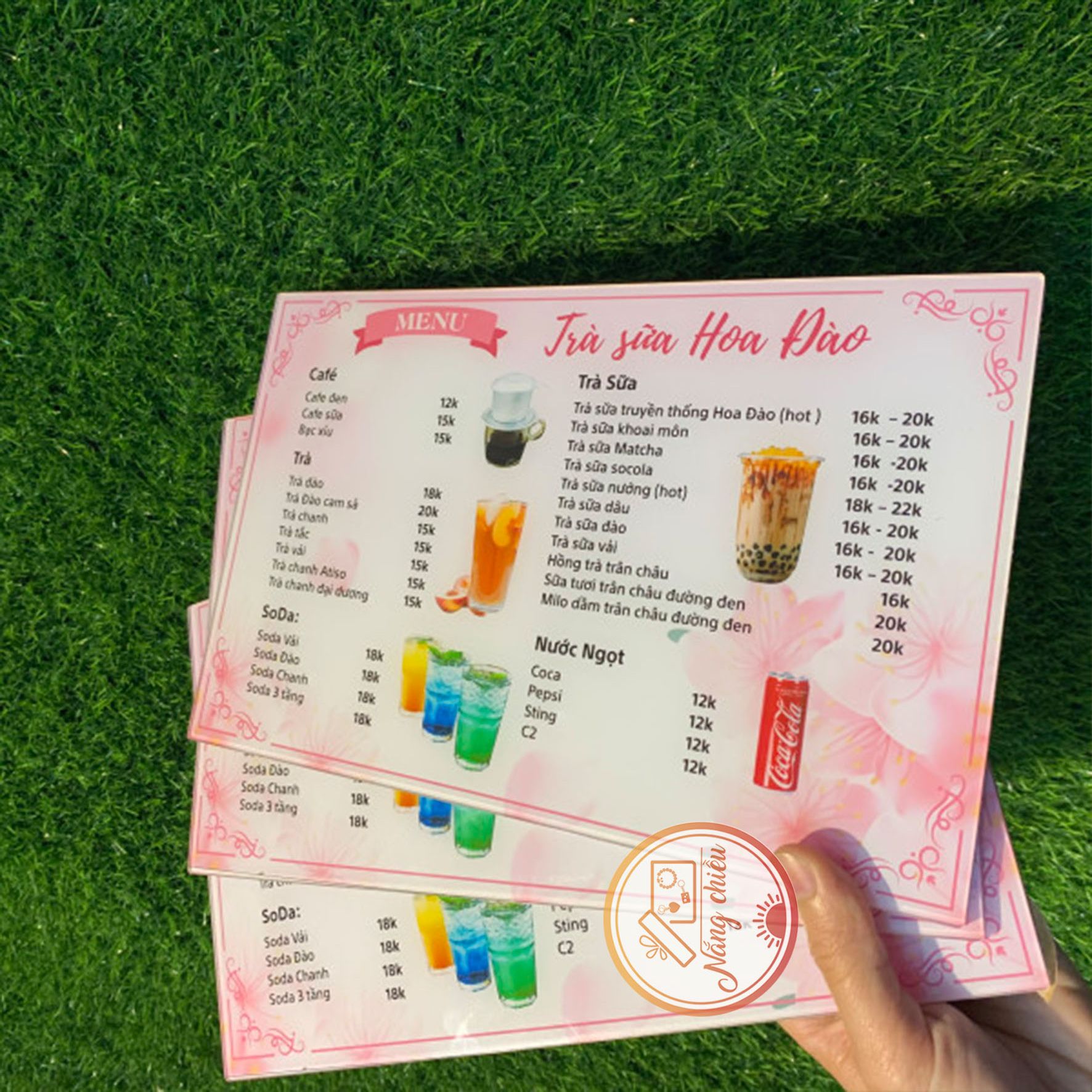Menu , bảng giá cho quán trà sữa_ quán cà phê_ bảng hiệu xinh giá sỉ