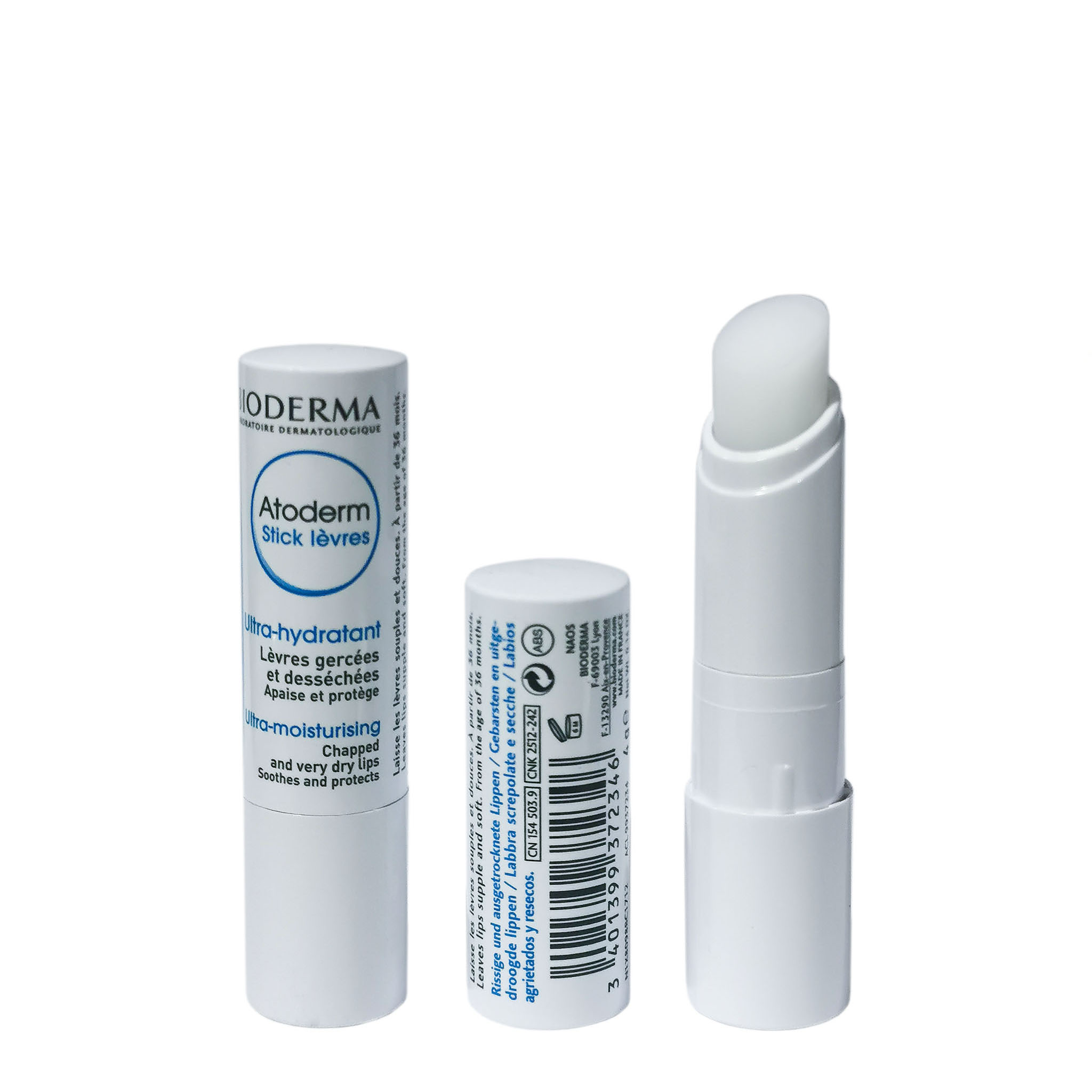 Son Dưỡng Môi Không Màu Bioderma Atoderm Stick lèvres 4g