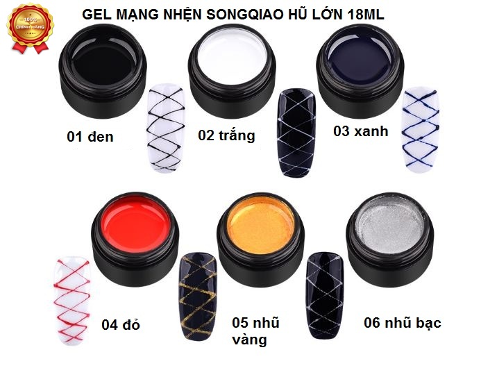 Gel mạng nhện Songqiao hũ lớn 18ml