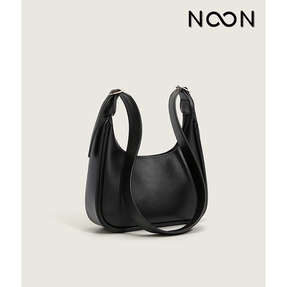 Túi Xách Nữ Noon Túi Đeo Vai Kiểu Dáng Basic, Da Mềm Nb34