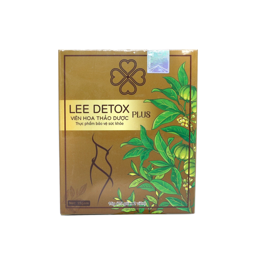 [9 hãng] Trà Hoa Thảo Dược Giảm Cân Lee Detox Plus (30 viên) - Mẫu mới