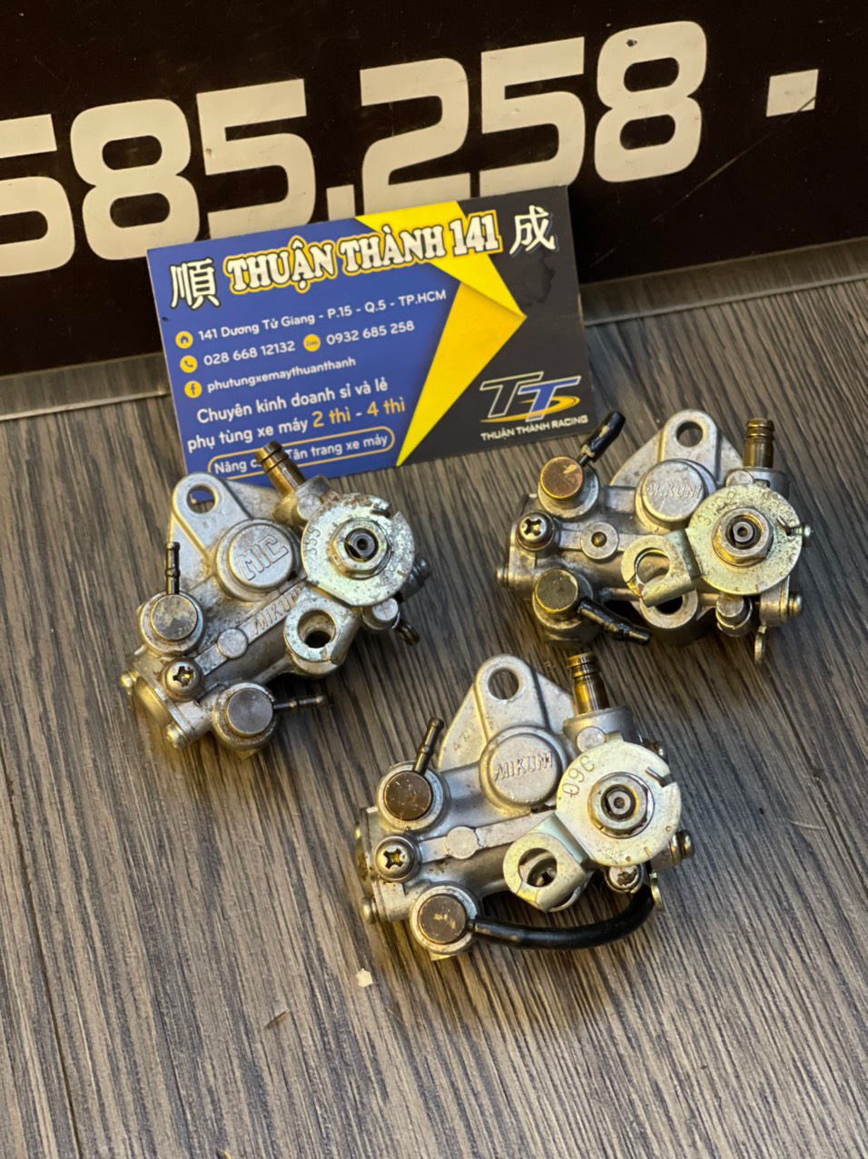 Bơm nhớt sport Tx - xipo - singer - satria ( bơm 2 ống )