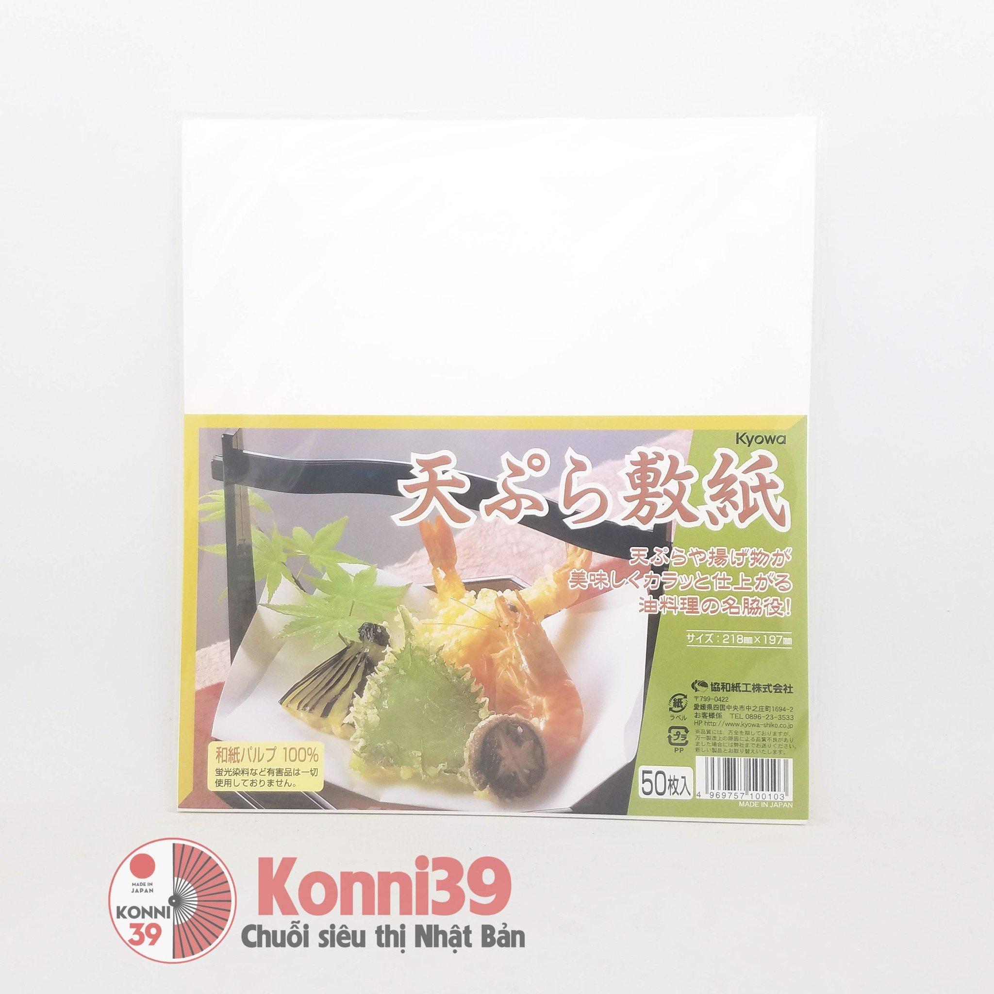 GIẤY THẤM DẦU CHIÊN RÁN NHẬT BẢN (50 TỜ) - HÀNG NỘI ĐỊA NHẬT, giúp hút ...