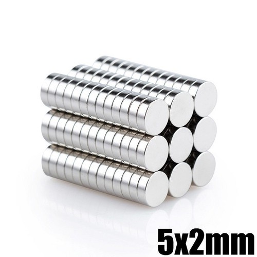 50 viên nam châm viên trắng 5x2mm - ncv5x2
