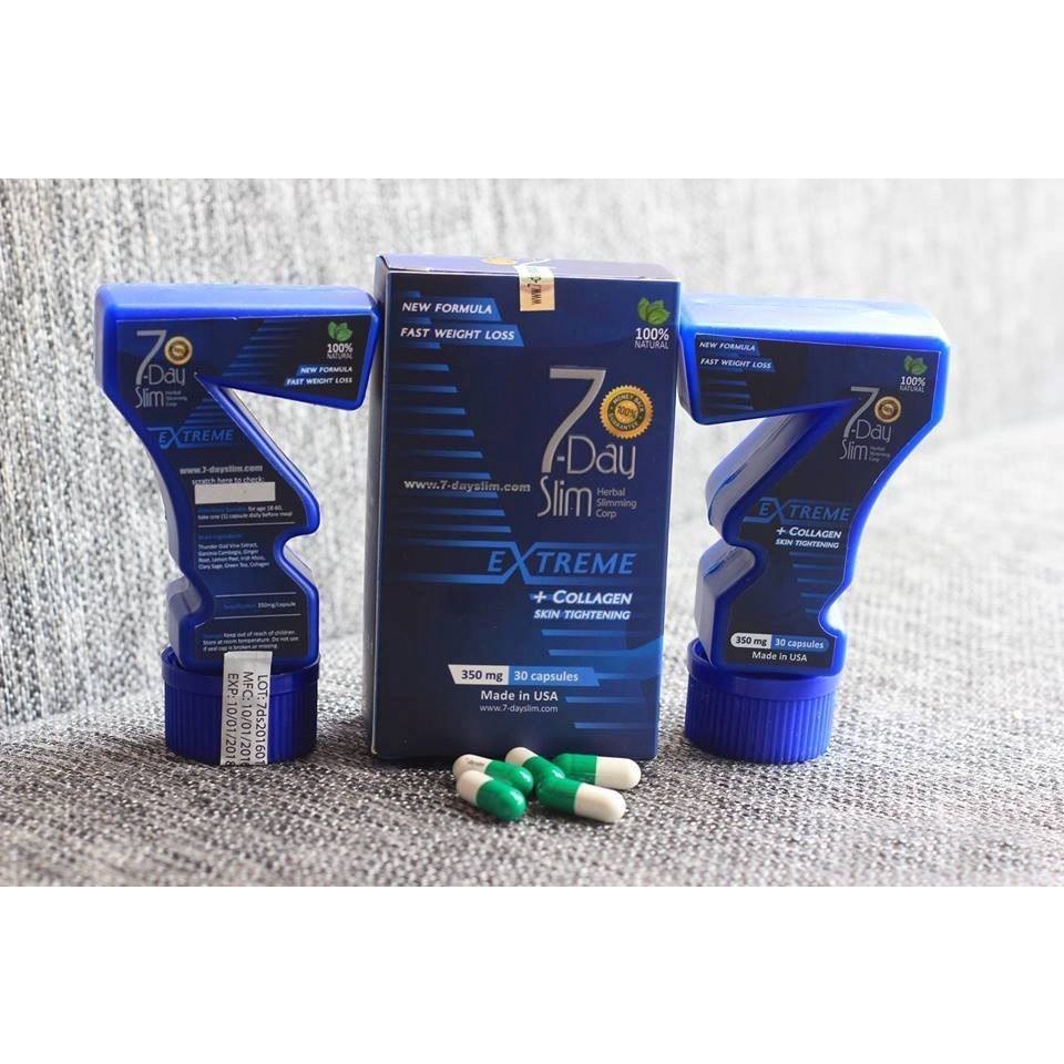 Thực Phẩm Giảm Cân 7-Day Slim Extreme Formula USA