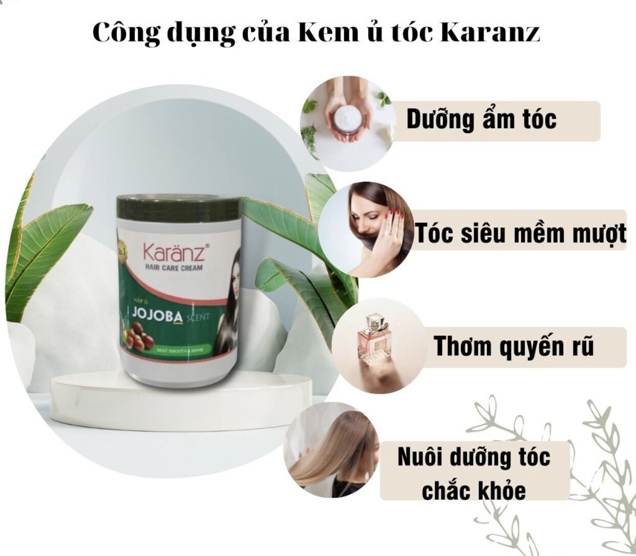 Hấp ủ tóc kazanz jojoba 1000ml