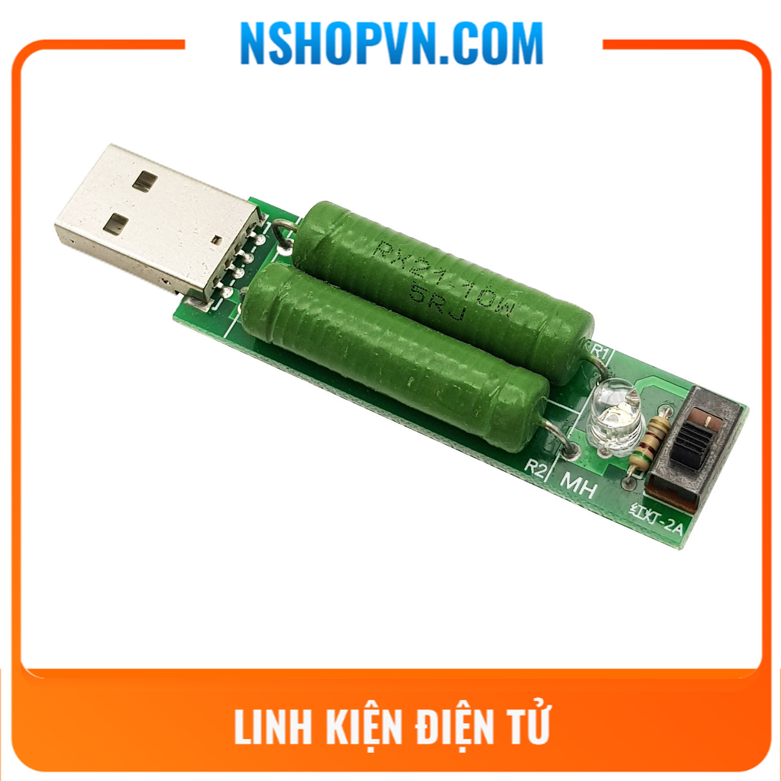 Mạch test dòng tối đa cổng USB