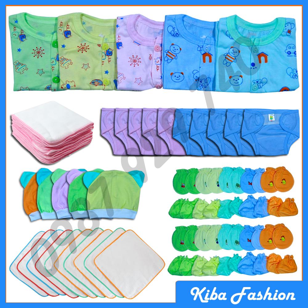 Combo 60 món đồ dùng cho bé sơ sinh từ 2-8kg 60achks - kiba.shop