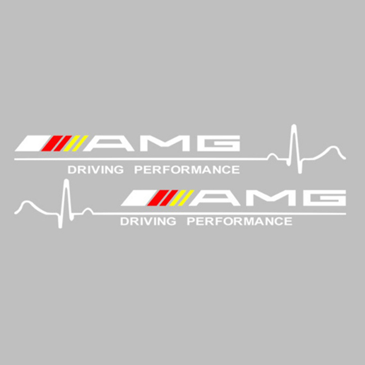 [HCM]Tem dán cửa xe ô tô phong cách AMG 02 (đen)