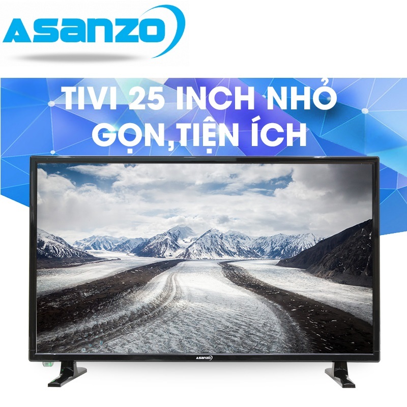 Bảng giá Tivi led 25 inch Asanzo tích hợp đầu thu KTS DVB-T2