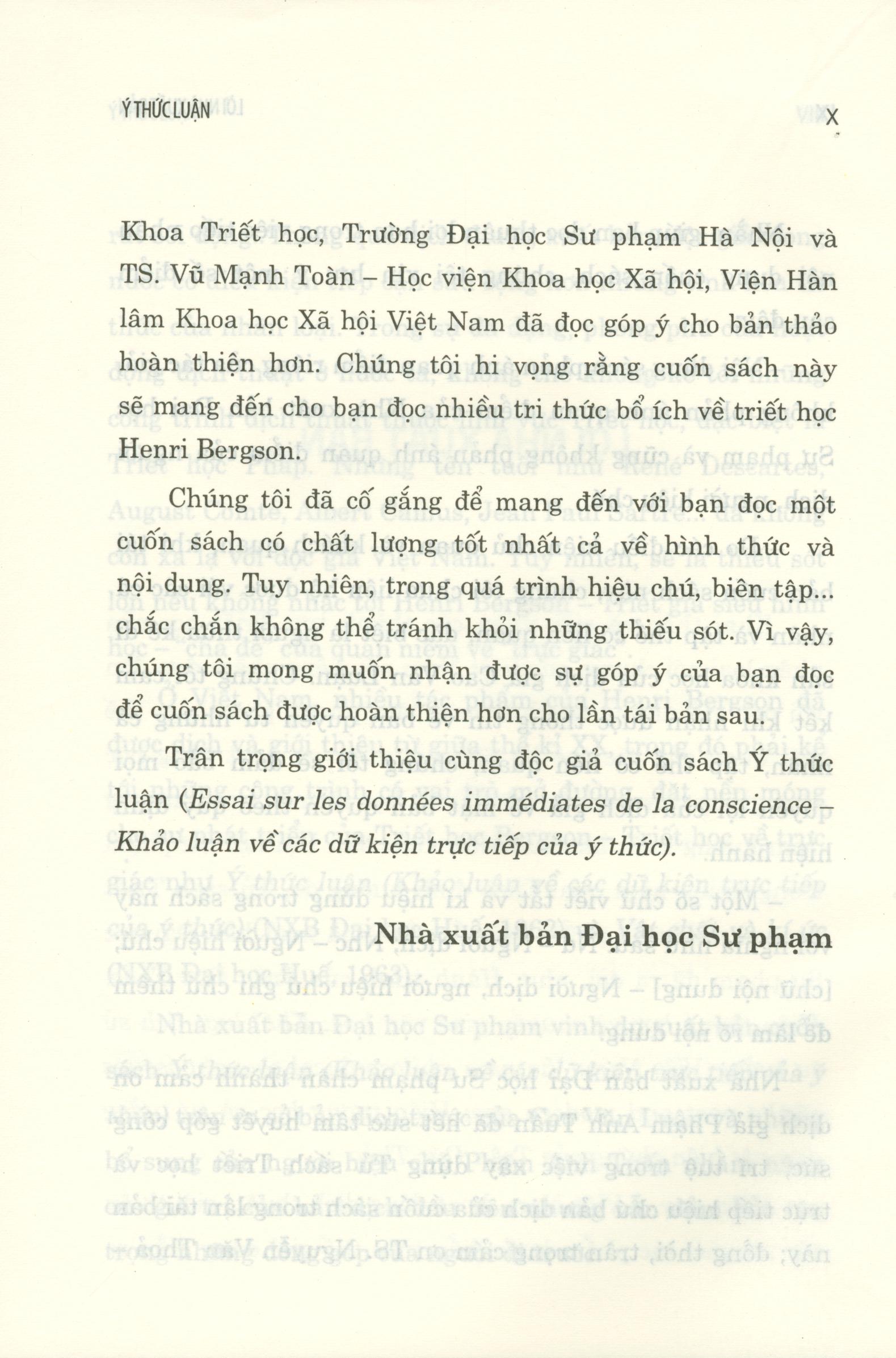 Ý thức luận