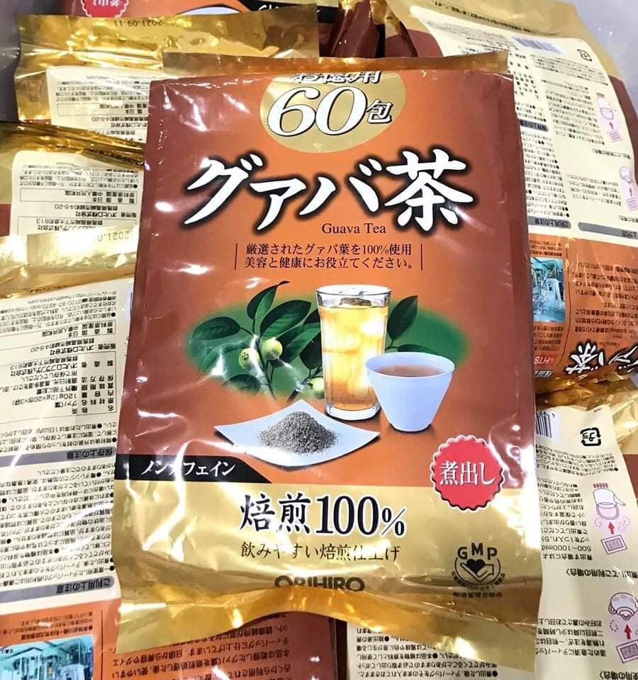 [HCM][CHÍNH HÃNG] Trà  Lá Ổi Non Orihiro Nhật Bản - 60 gói