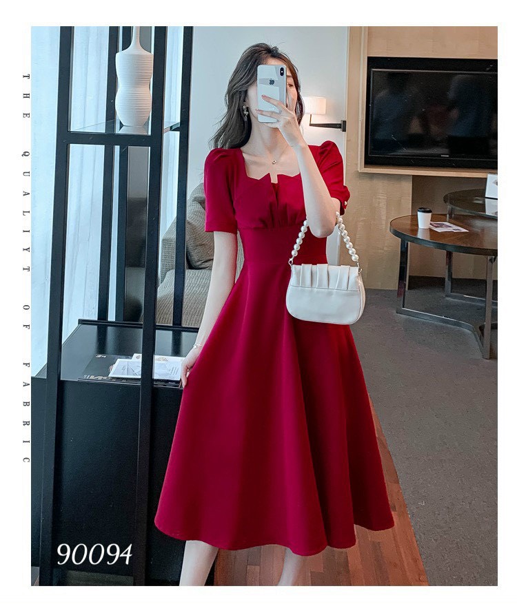 Đầm xòe công chúa sang chảnh - thời trang nữ siêu sang tôn dáng sành điệu , thời trang siêu xinh COCOLU SHOP