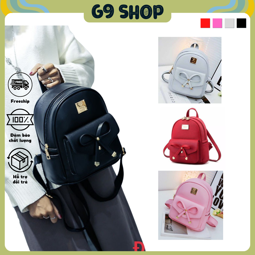 Balo Da Thắt Nơ Đơn Giản Cho Nữ BỎ SỈ M66