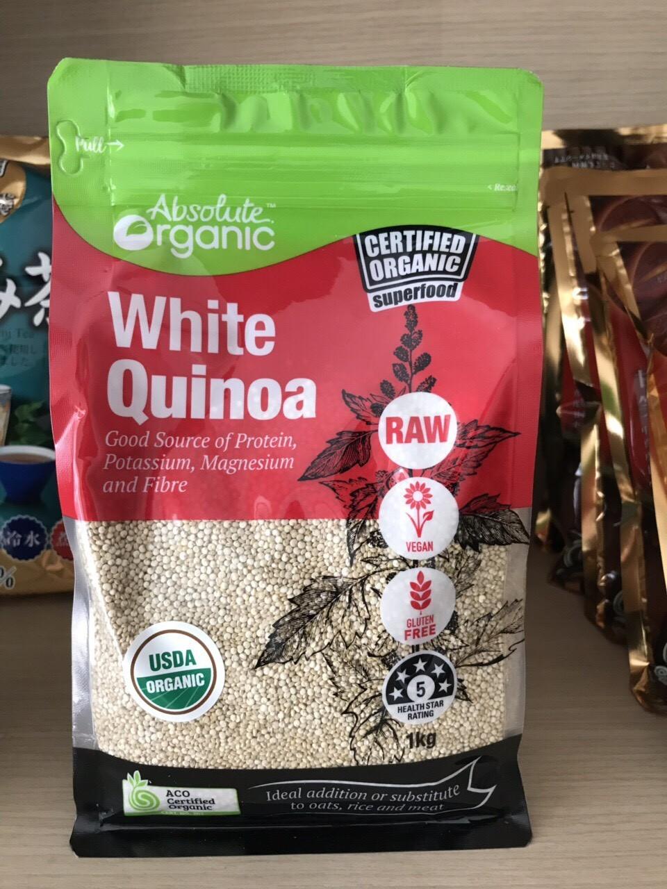 [HCM]Hạt Quinoa Diêm mạch Absolute Organic 1kg