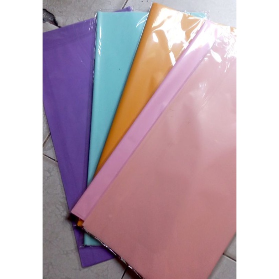 GIẤY BÓNG MỜ TRƠN GÓI HOA(sấp 20 tơ`)