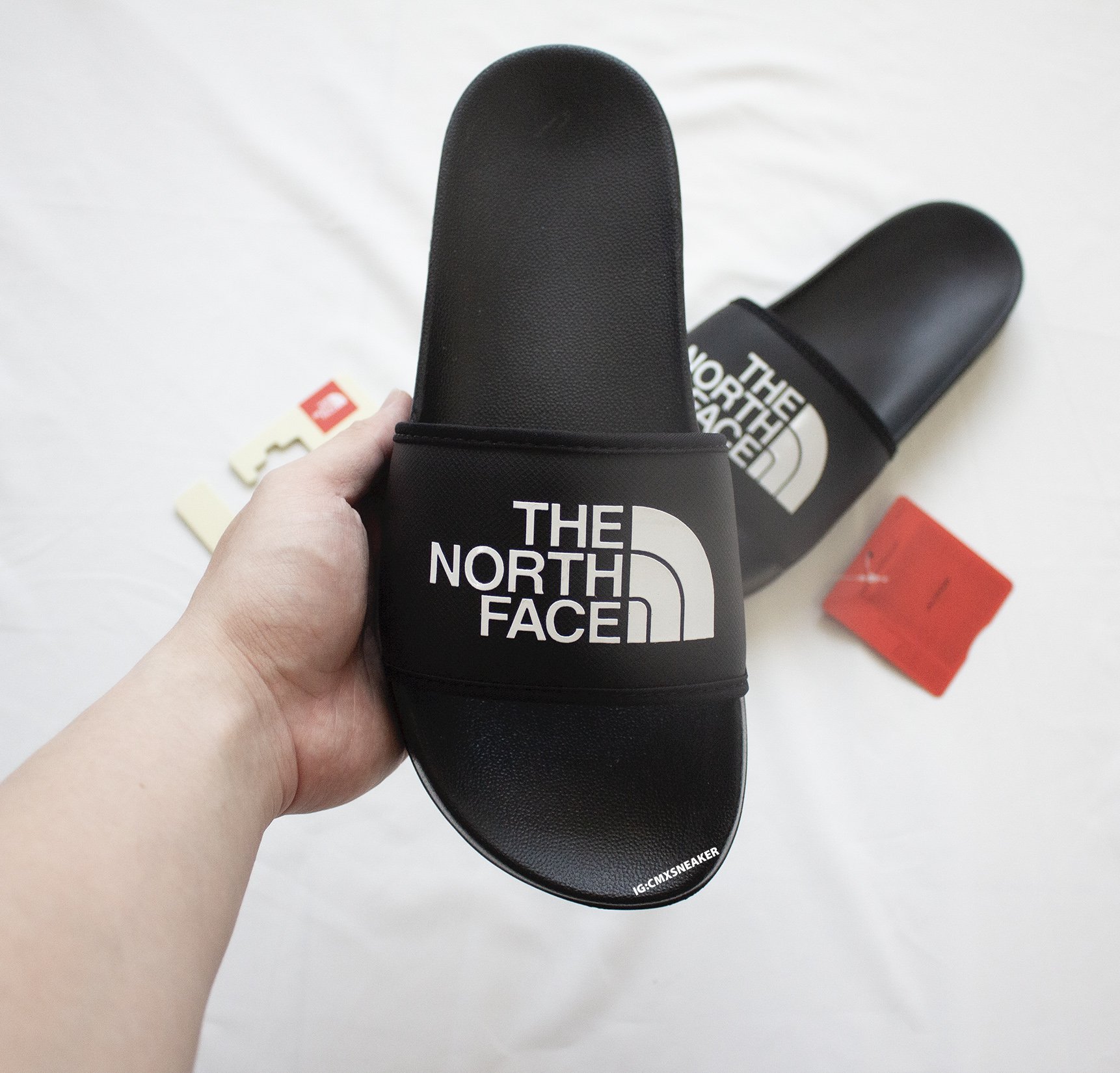 😘 [ HÀNG CHÍNH HÃNG ] Dép The North Face Base Camp III Black - REAL AUTHETIC 100%