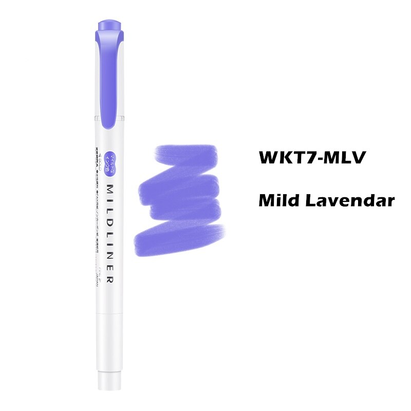 Bút đánh dấu hai đầu Zebra mildliner Nhật Bản