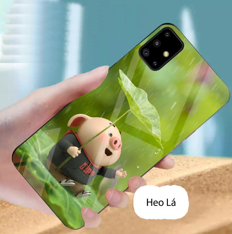 Ốp samsung a31, a51, a71, m51 mặt kính gương bóng