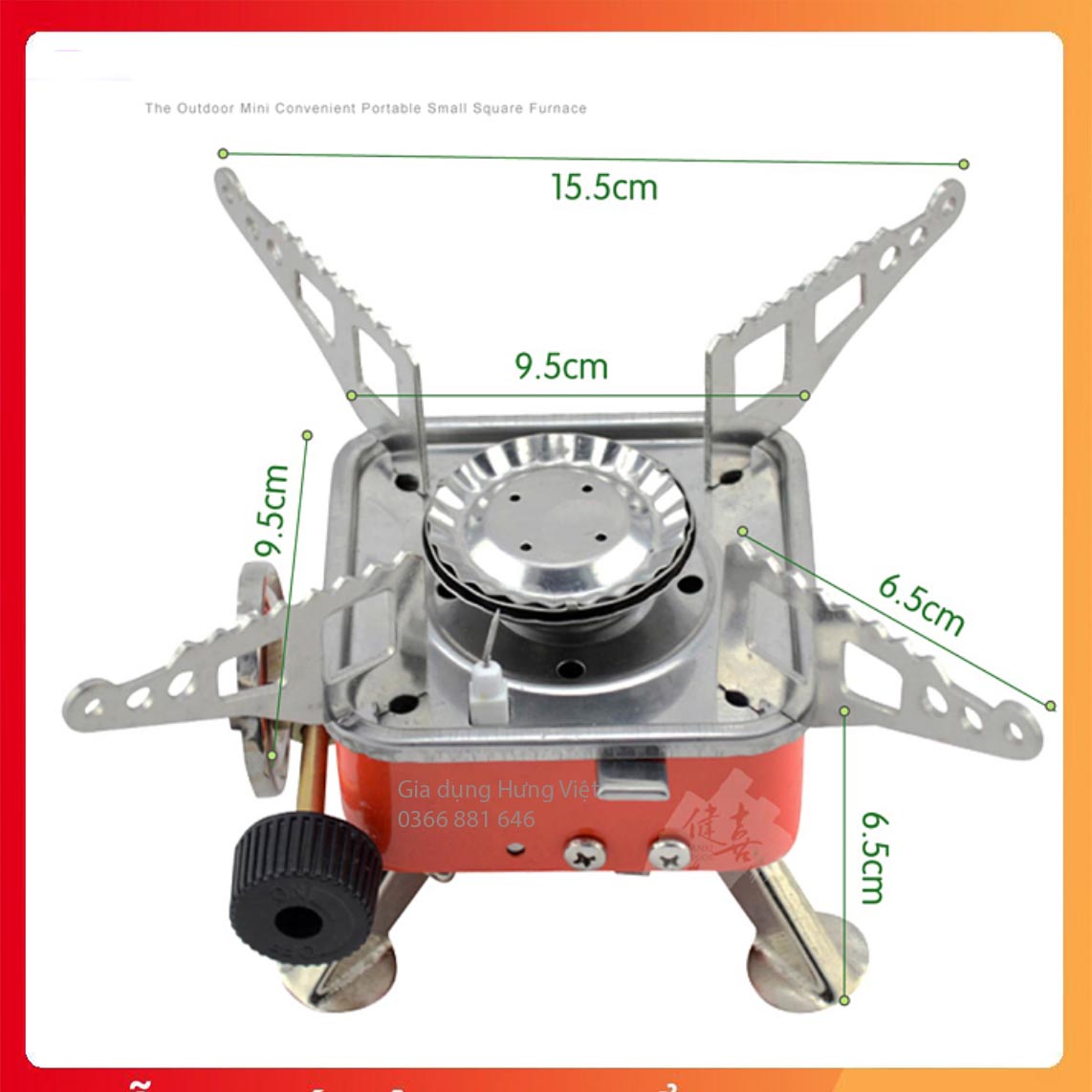 [HCM]Bếp ga mini du lịch GẤP GỌN