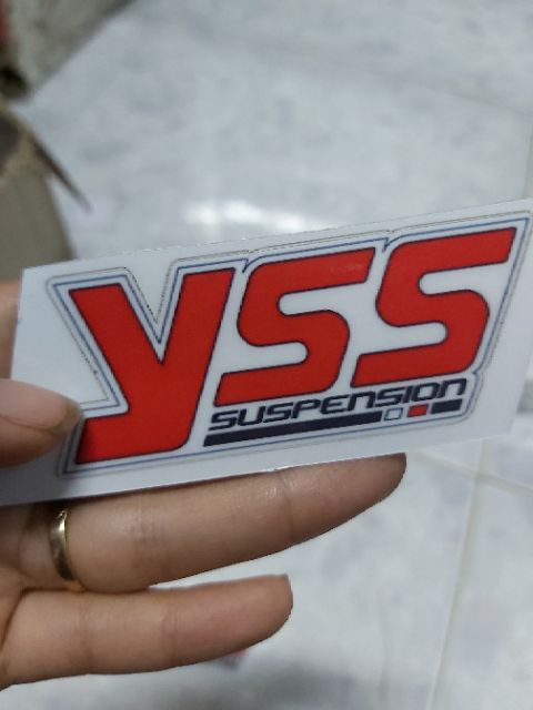 Combo 2 Tem YSS Trong Suốt Dán Xe ,Dán Phuộc Giá Rẻ
